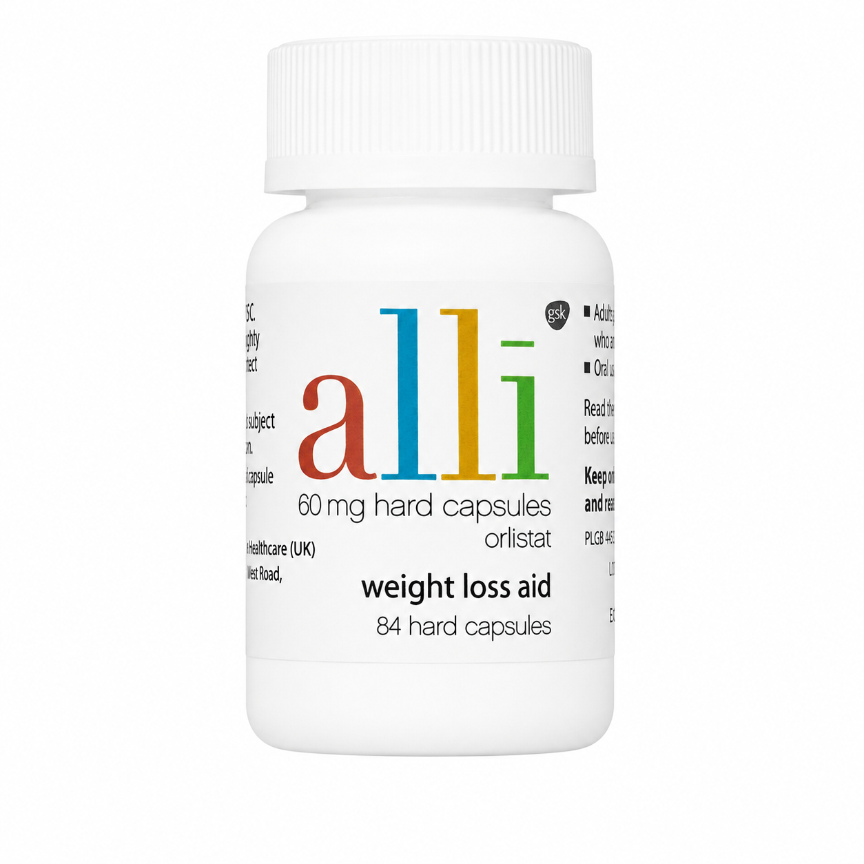 alli 60mg hard capsules, 84 capsules